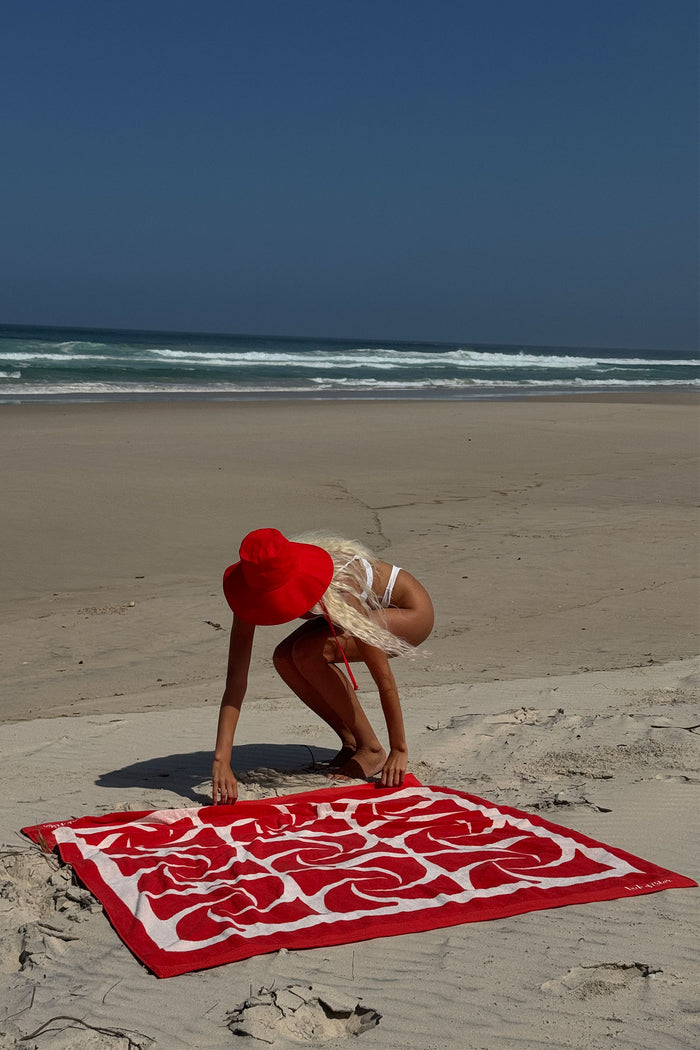 Shore Thing Towel - Flame