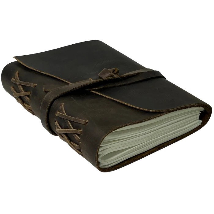 Shrewd Leather Journal Lined Notebook Ruled Travel Diary
