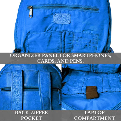 Leather Backpack for girls