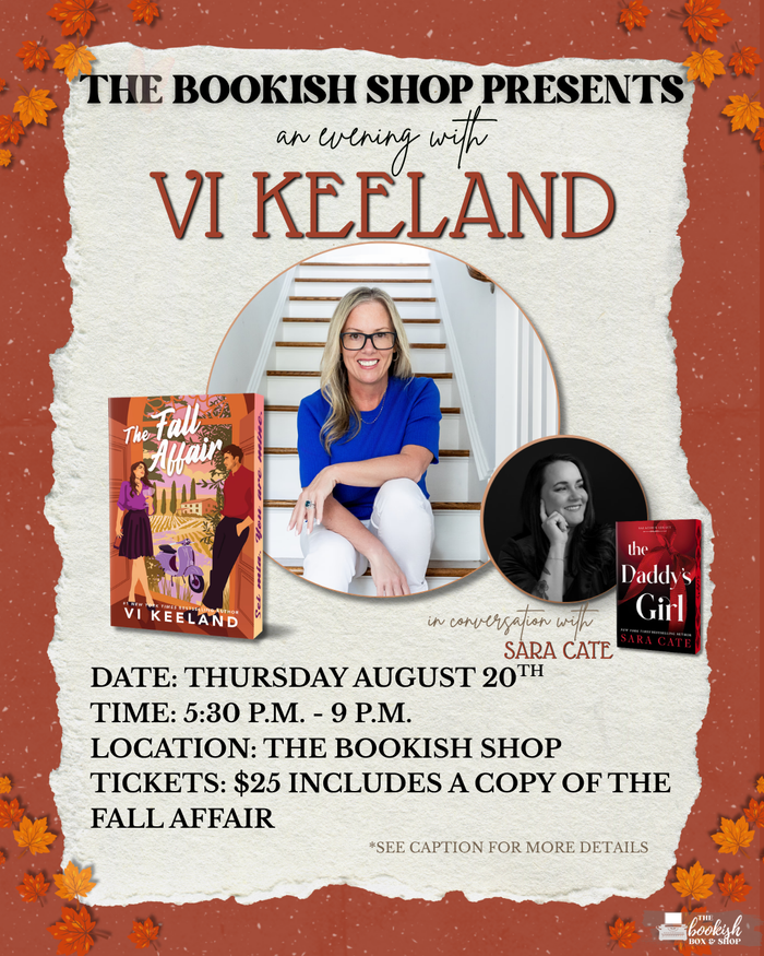 (SIGNING ONLY) Author Signing with Vi Keeland 🍷💋🧡