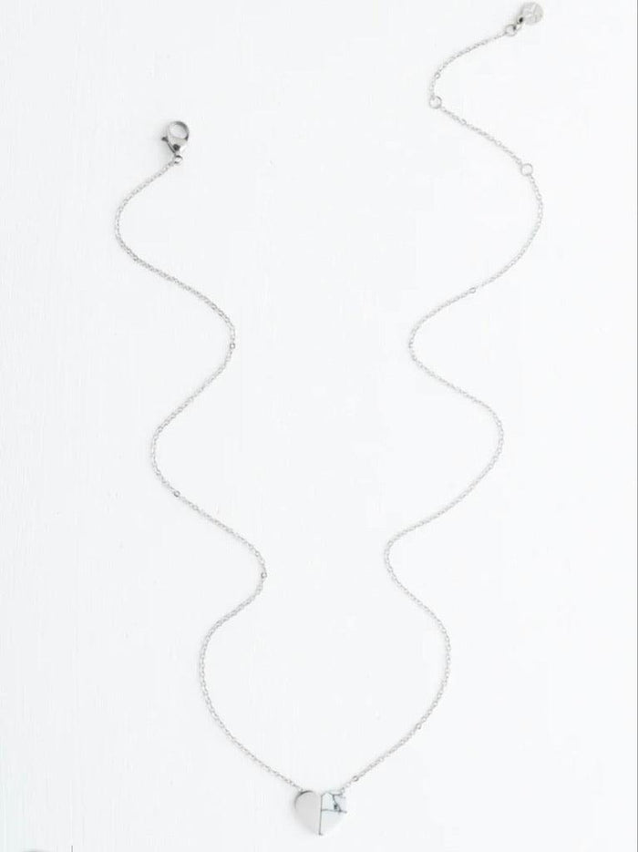 Silver Heart Pendant Necklace, Give freedom & create careers for exploited women!