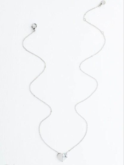 Silver Heart Pendant Necklace, Give freedom & create careers for exploited women!