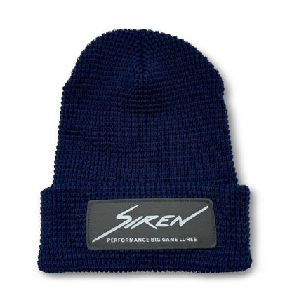 siren-lures-waffle-beanie-navy-front