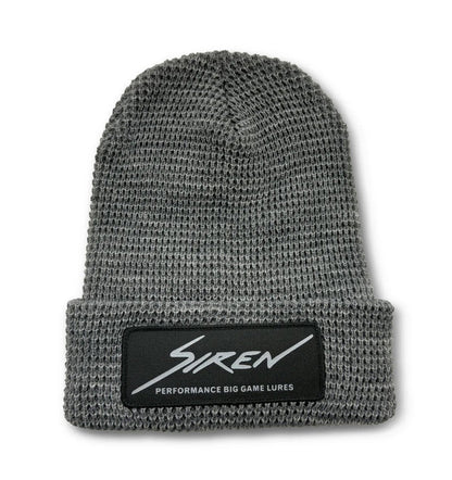 siren-lures-waffle-beanie-smoke-grey-front