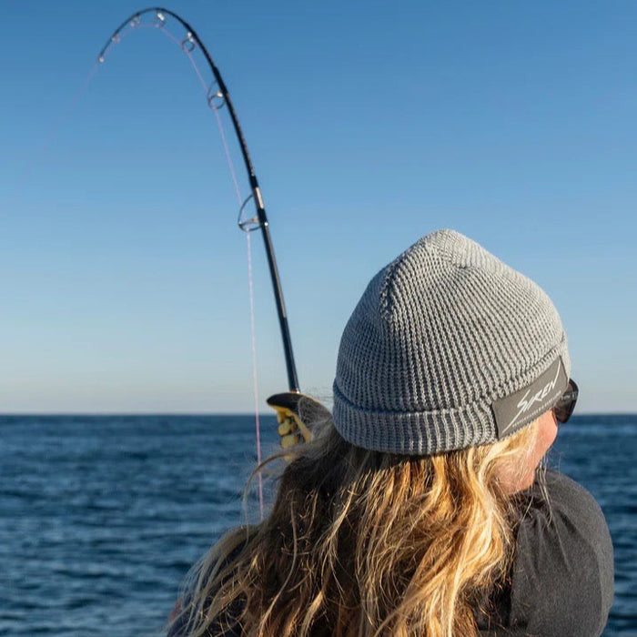 siren-lures-waffle-beanie-smoke-grey-fishing