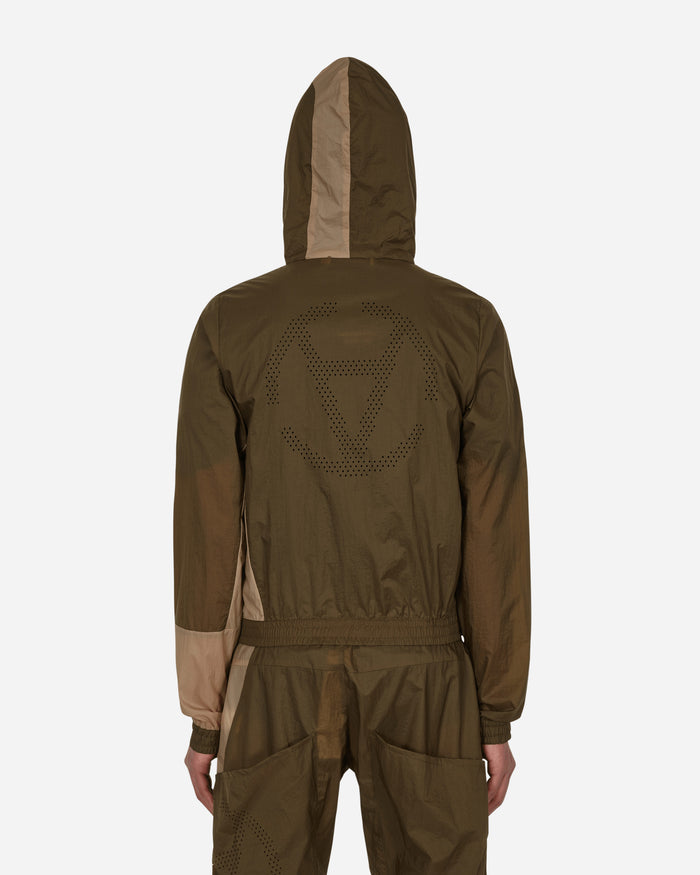 JordanLuca Slam Jam Euphoria Brown/Beige Sweatshirts Track Tops JLSJEUPHOODIE 003