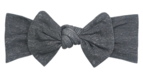 Slate Copper Pearl Headband Bow