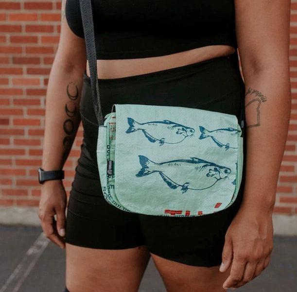 Small Upcycled Crossbody Purse, Saves Landfill Space! Lots of styles!
