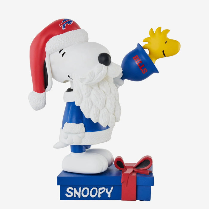 Snoopy & Woodstock Buffalo Bills 2024 Peanuts Christmas Special Bobblehead NFL