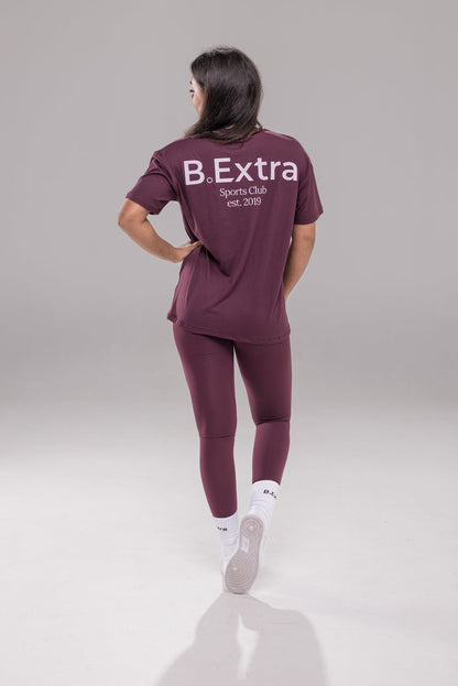 Sports Club Tee -  Cherry