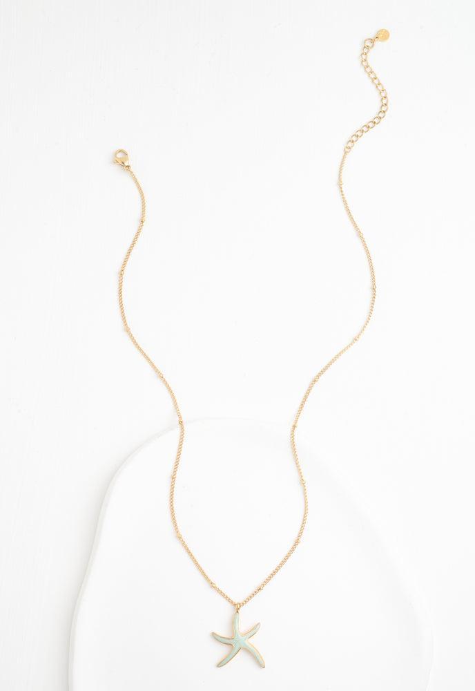 Starfish Necklace in Mint, Give Freedom To Women!