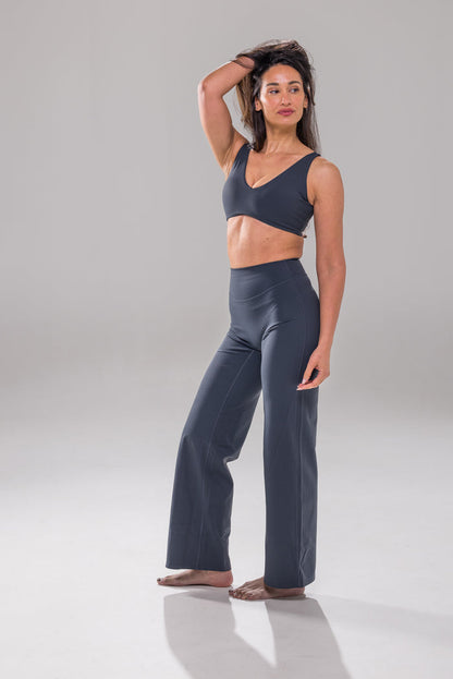 StreamLine Wide Leg Pants - Carbon Blue -