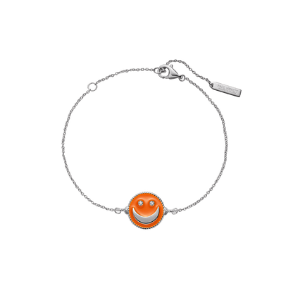 SuMoS Armkette Silber bright orange