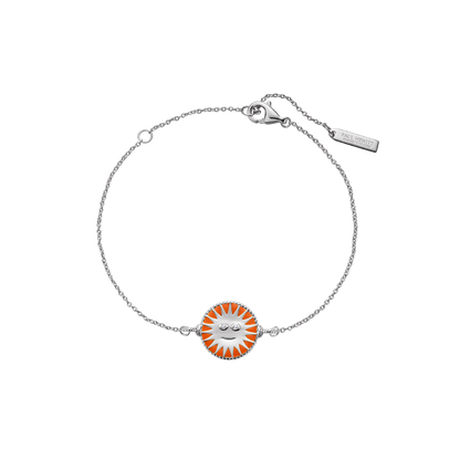 SuMoS Armkette Silber bright orange