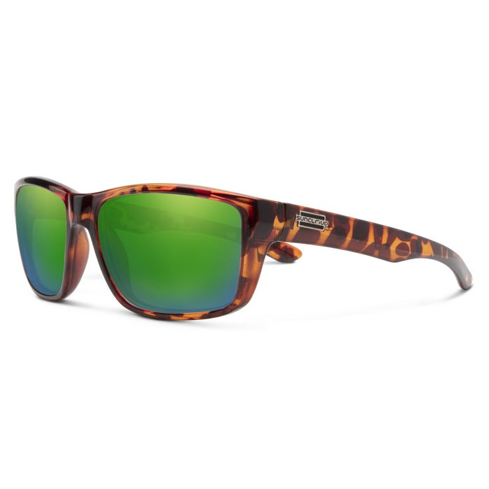Tortoise + Polarized Green Mirror Lens