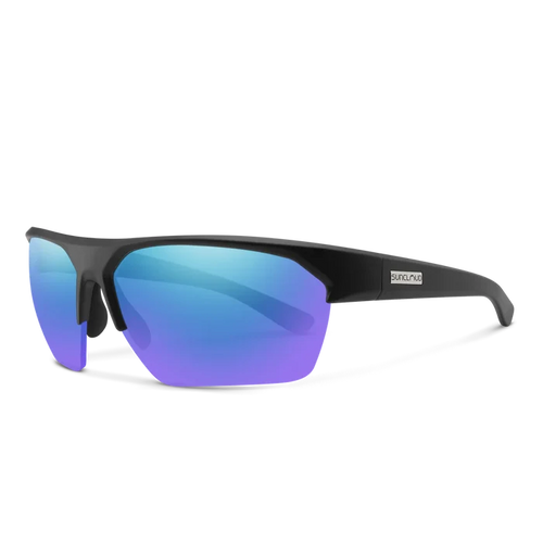 rival-sunglasses_matteBlack-polarizedBlueMirror_3Q
