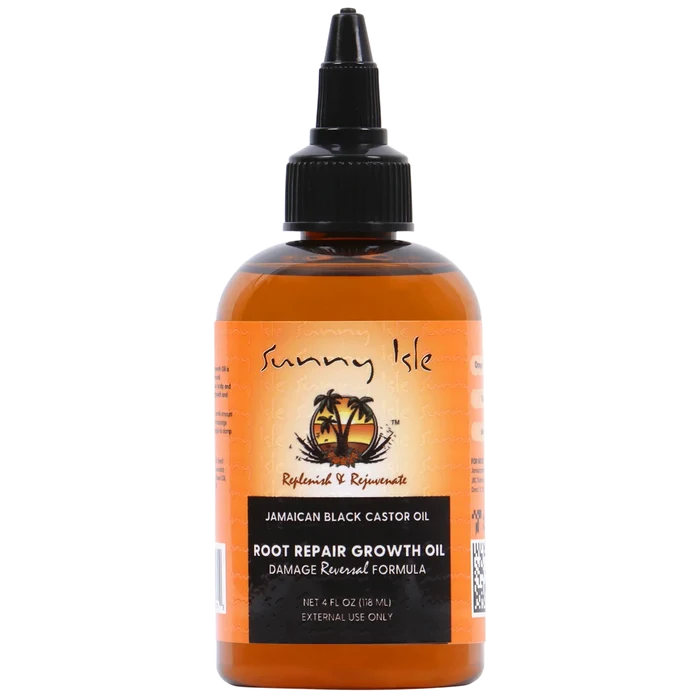 Sunny Isle Jamaican Black Castor Oil Root Repair Growth Oil Damage Reversal Formula 4oz