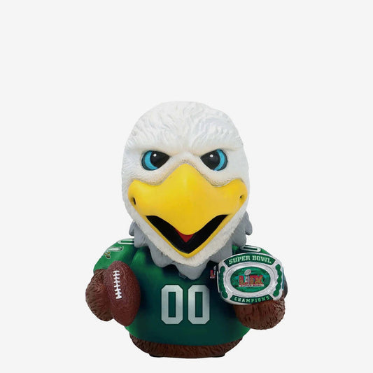 Swoop Philadelphia Eagles Super Bowl LIX Champions Kelly Green Mascot Bobble Duck Mini Bobblehead NFL