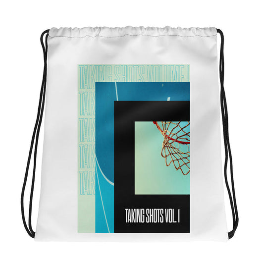 Taking Shots Ball Drawstring Bag