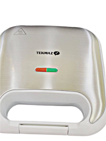 NAS-GS03 / TEKMAZ Grill with garnete plate 750 Watt, White, 4 PES with light