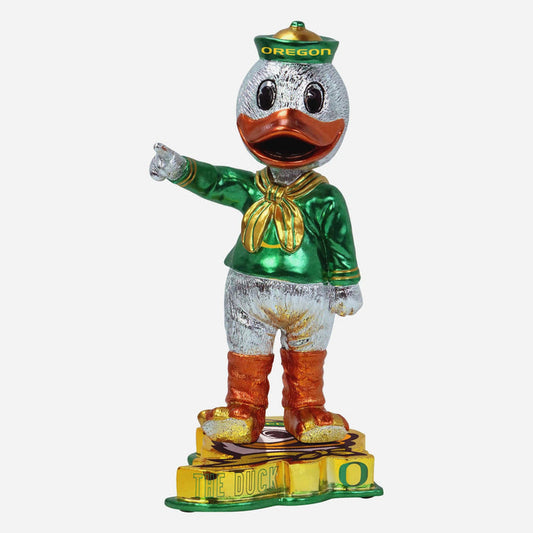 The Duck Oregon Ducks Electroplated Edition Bobblehead