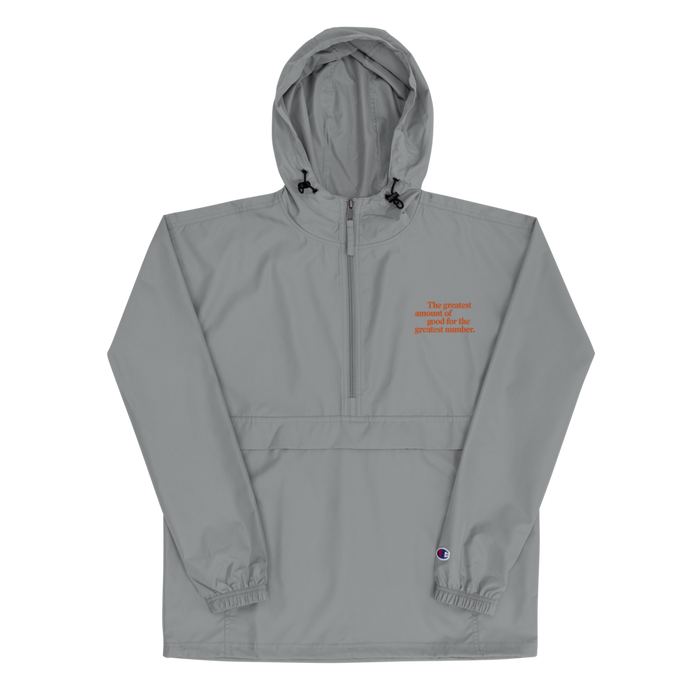The Greatest Good - Embroidered Champion Packable Jacket