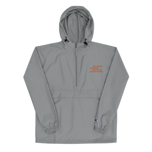 The Greatest Good - Embroidered Champion Packable Jacket