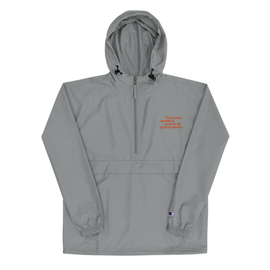 The Greatest Good - Embroidered Champion Packable Jacket