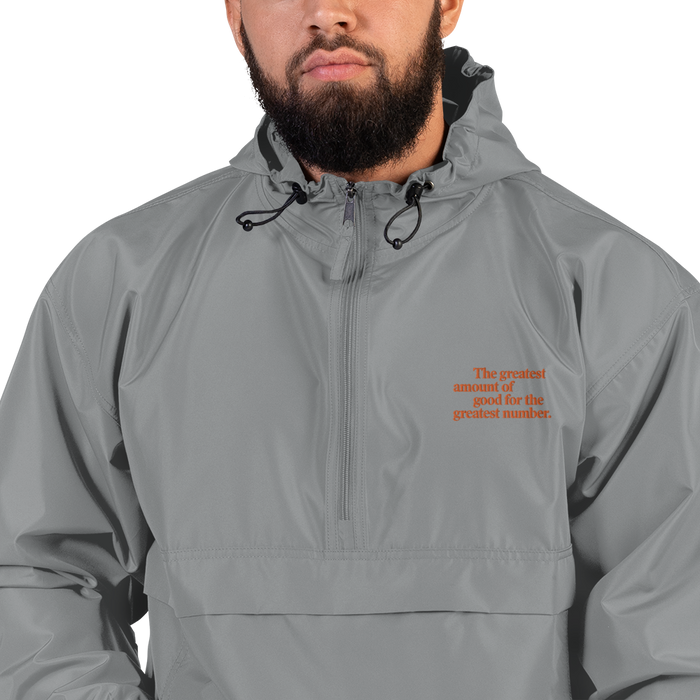 The Greatest Good - Embroidered Champion Packable Jacket