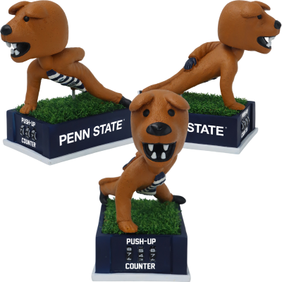 The Nittany Lion Penn State Nittany Lions Mascot Push-Up Counter Bobblehead