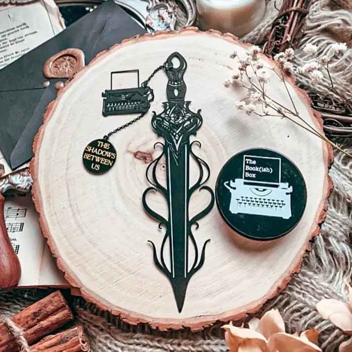 The Shadows Between Us Inspired: Alessandra’s Dagger Metal Bookmark