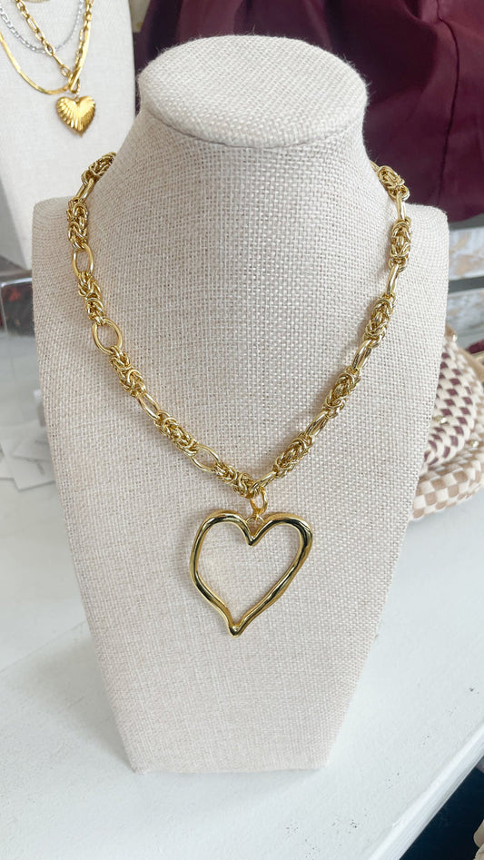 The Sienna Heart Charm Necklace