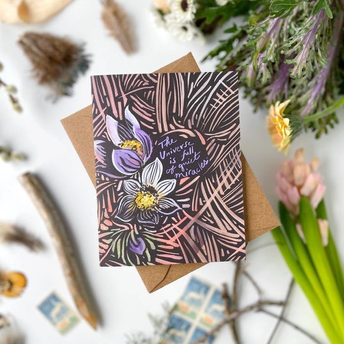 The Universe is Full of Quiet Miracles — Everyday, Easter Card