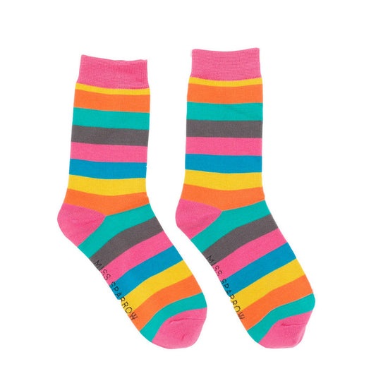 Thick Striped Socks - Bright