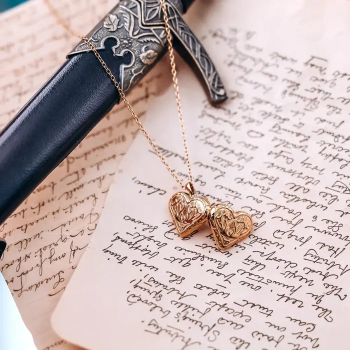 Throne of Glass Inspired: Fireheart Locket jewelry