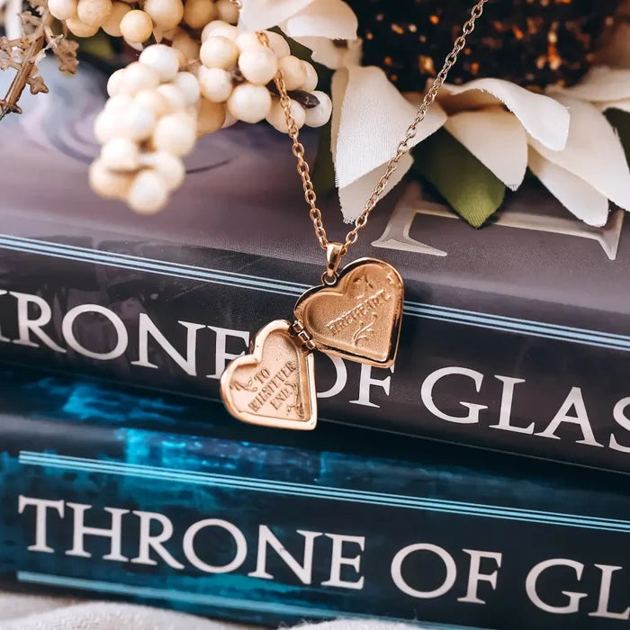 Throne of Glass Inspired: Fireheart Locket jewelry