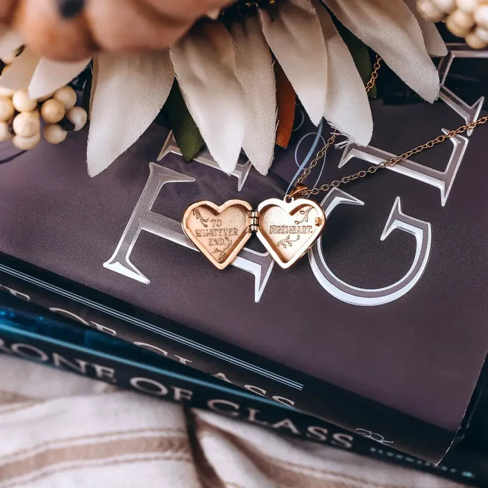 Throne of Glass Inspired: Fireheart Locket jewelry