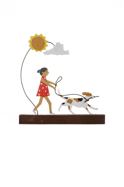 Tin Sunny Beach Walk Ornament