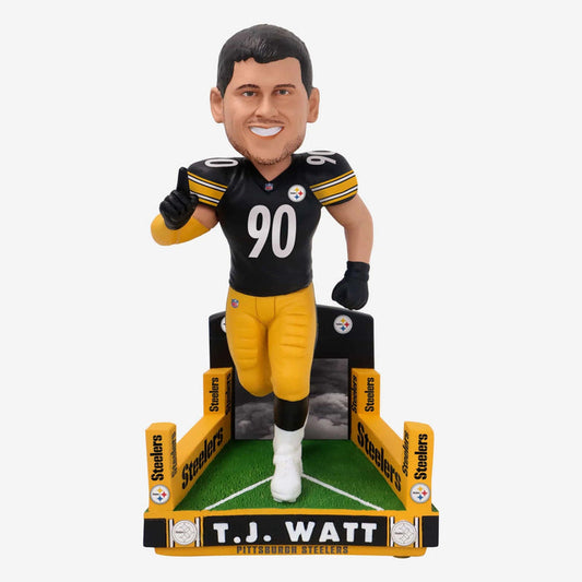 TJ Watt Pittsburgh Steelers Tunnel Entrance NFL Football Bobblehead