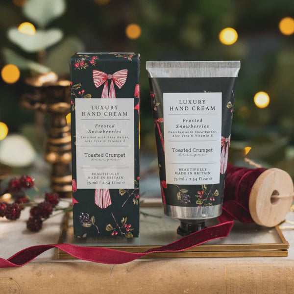 Toasted Crumpet Luxury Hand Cream - Frosted Snowberries