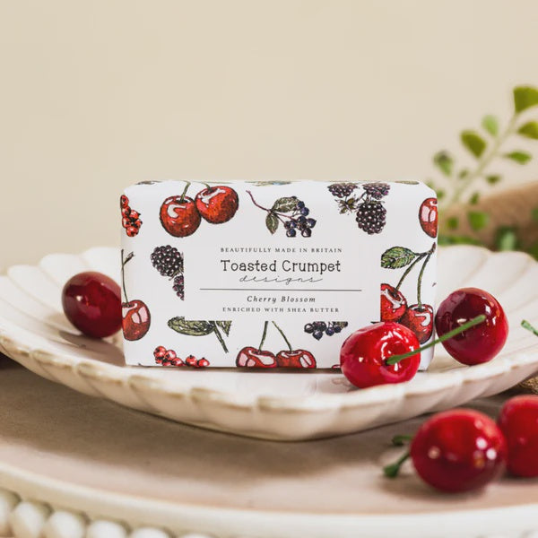 Toasted Crumpet Soap Bar - Cherry Blossom
