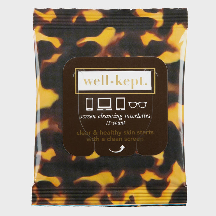 Tortoiseshell Screen Cleansing Wipes 15ct