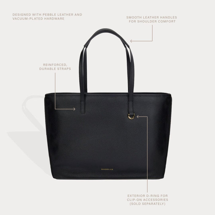 Tote Bag - Black/Gold Bags Bandolier