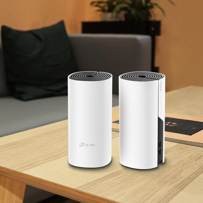 TP Link Deco M4 AC1200 Wi-Fi System - Pack of 2 - White | DECOM42PK from DID Electrical - guaranteed Irish, guaranteed quality service. (6977437630652)