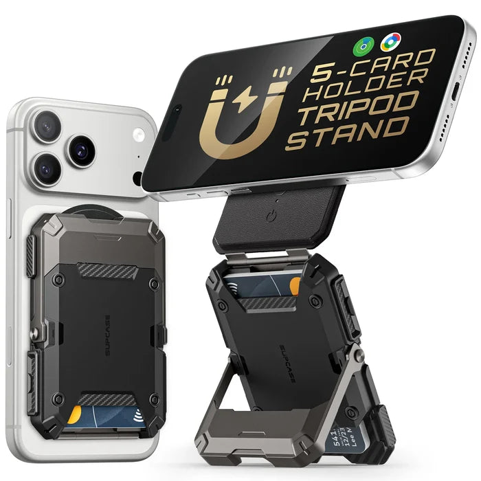 Trackable Magflip Magnetic Wallet with Stand