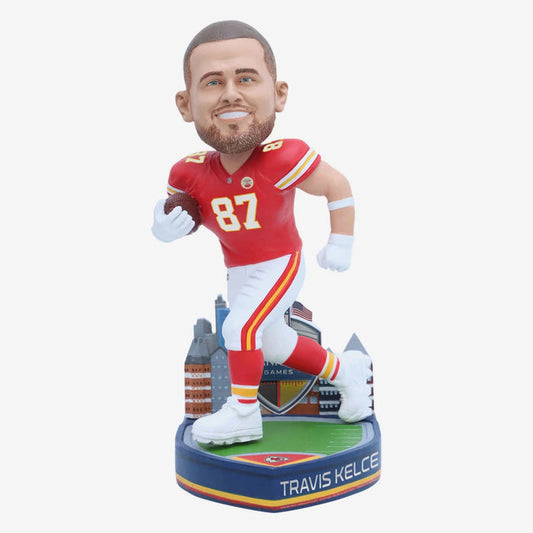 Travis Kelce Kansas City Chiefs 2023 International Game NFL Football Bobblehead