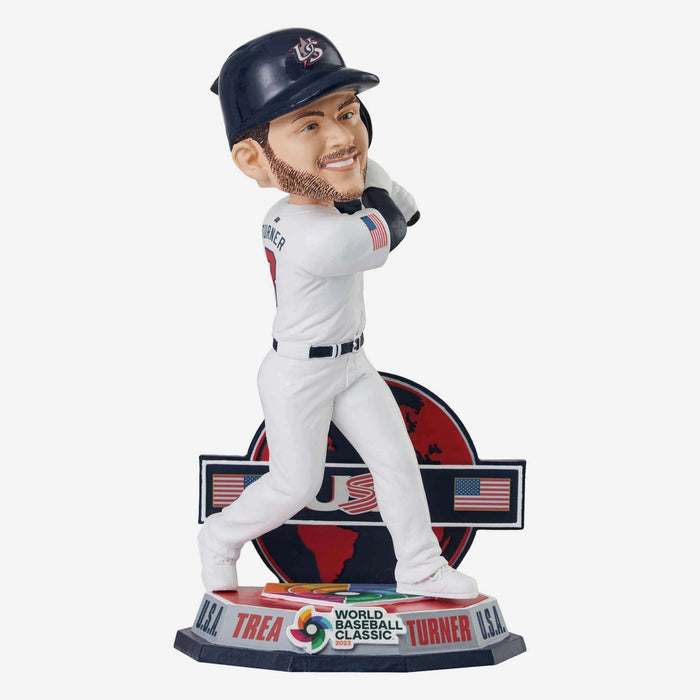 Trea Turner USA 2023 World Baseball Classic Bobblehead Baseball