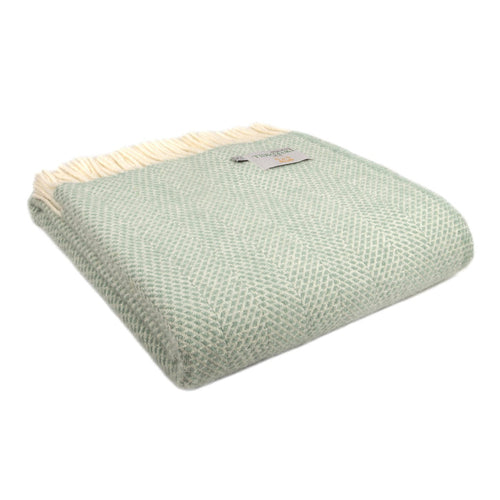 Tweedmill Beehive Throw - Ocean