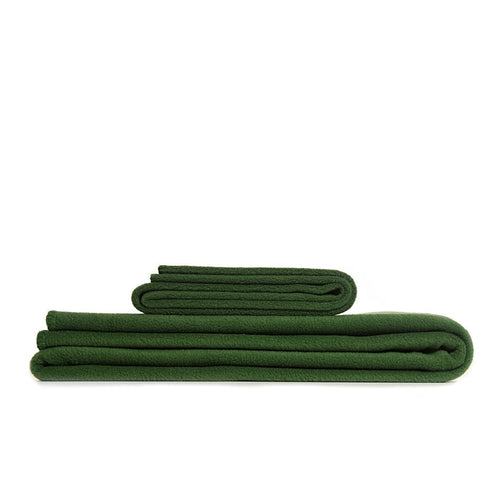 Tweedmill Fleece Throw - Forest Green