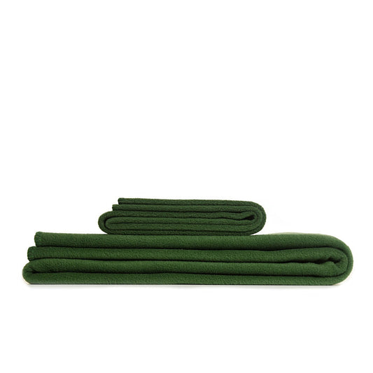 Tweedmill Fleece Throw - Forest Green